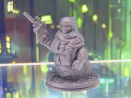 Slug Alien Bounty Hunter Assassin Mini Miniature Figure 3D Printed Model Sci Fi