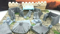 
              15 Piece Market Bazaar Set Scatter Terrain Tabletop Scenery Dungeons & Dragons
            