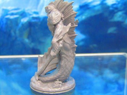 Merrow Merman Monster Creature w/ Sword Mini Miniature Figure 3D Printed Model