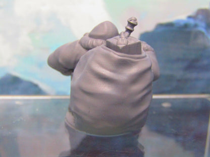 Dwarven Santa Claus Dwarf Christmas Mini Miniature Figure 3D Printed Model