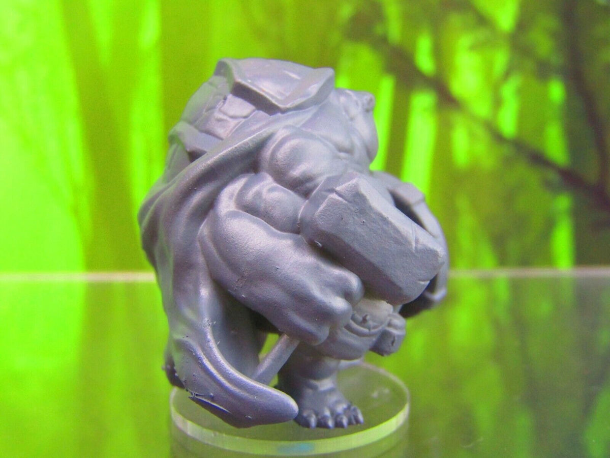 Tortle Paladin Turtle Man Mini Miniature Figure 3D Printed Model 28/32 ...