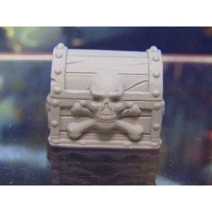 3pc Pirate Sailor Themed Treasure Chests Loot Scenery Scatter Terrain Props
