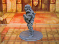 
              Dark Elf Warrior w/ Sword & Shield Mini Miniature Figure 3D Printed Model
            