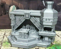 
              Dwarven Blacksmith's Rune Forge 28mm Scale Dungeons & Dragons Scatter Terrain
            