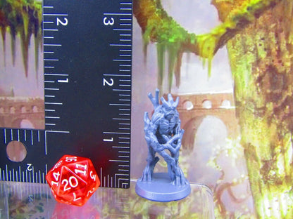 4pc Tree, Twig, Vine Blight Monsters Mini Miniatures 3D Printed Resin Model