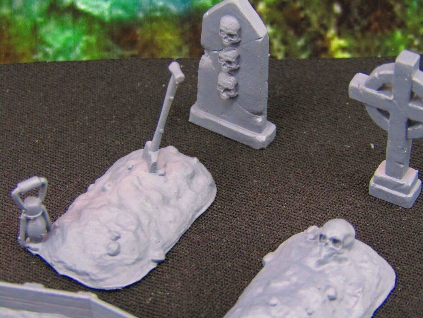 19pc Graverobber Cemetery Graveyard Scatter Set Scatter Terrain Scenery