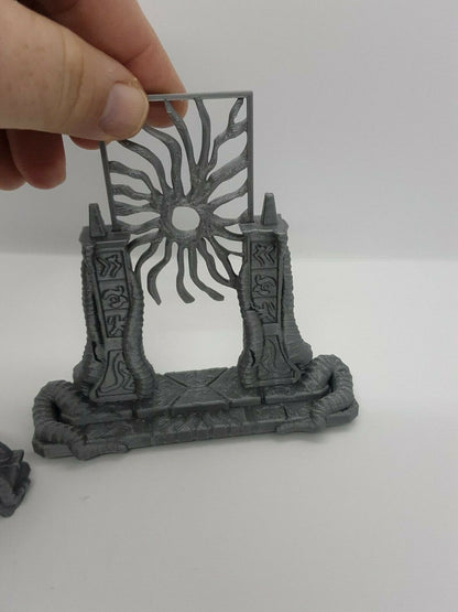 Eldritch Portal Gateway Scatter Terrain Scenery Model Dungeons & Dragons D&D