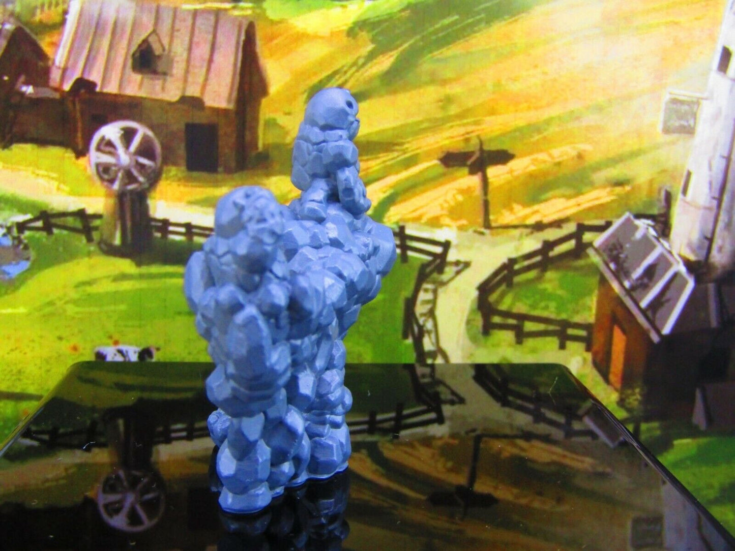 Clod Launcher Earth Elemental Dirt Folk Mini Miniature Model Character Figure