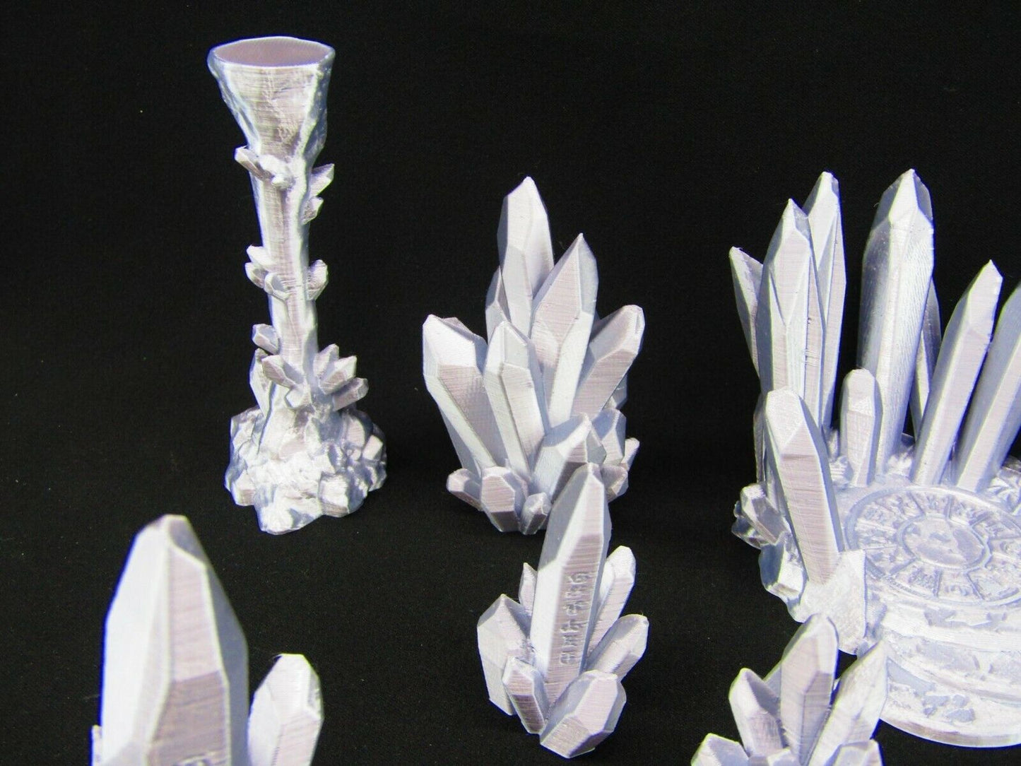 Crystal Cavern Cave Scatter Terrain Scenery 3D Printed Mini Miniature Model