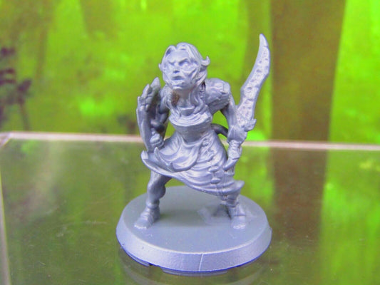 Female Orc Fighter Mini Miniatures 3D Printed Resin Model Figure 28/32mm Scale