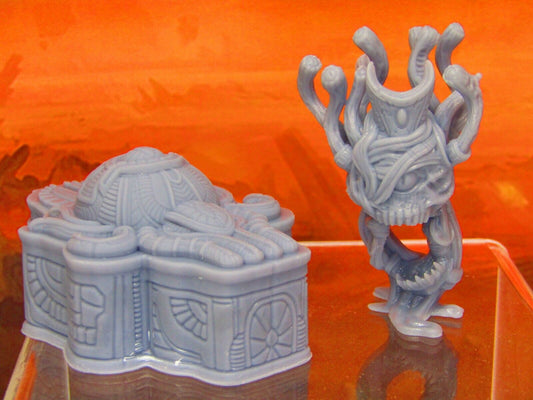 Eye Beast Beholder Mummy with Sarcophagus Coffin Monster Encounter Tabletop