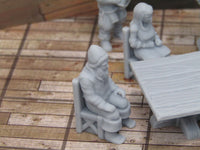 
              11 Piece Bar Patrons Set Miniature Models Dungeons & Dragons 28mm 3D Printed
            