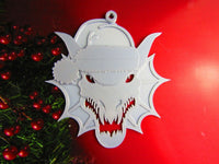 
              Roaring Dragon Head w/ Hat Christmas Tree Ornament Holiday Decoration Gift
            