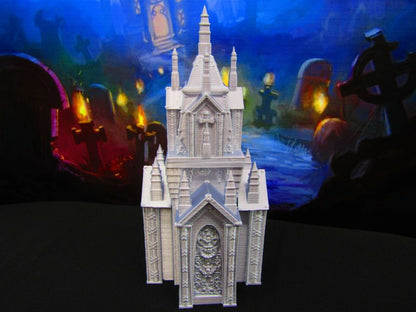 Modular Mausoleum 7pc Tomb Grave Set for Graveyard / Cemetery Scatter Terrain