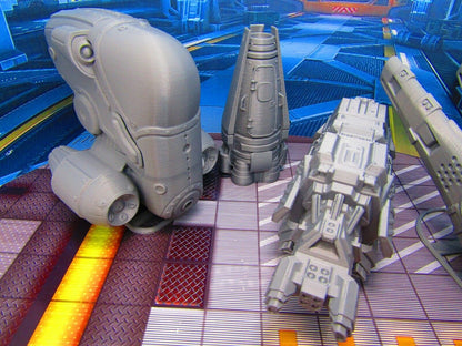 4pc Spaceship Shuttle Set
