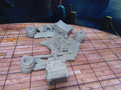 Shipwreck Debris for Docks Coast Seashore Scenery Scatter Terrain Props 3D Print