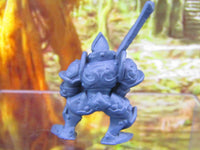 
              Metal Golem Mini Miniatures 3D Printed Resin Model Figure 28/32mm Scale RPG
            