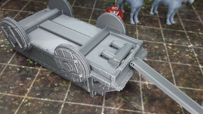 Modular Wagon Set W/ Horses 28/32mm Scale Scatter Terrain Tabletop Scenery Model