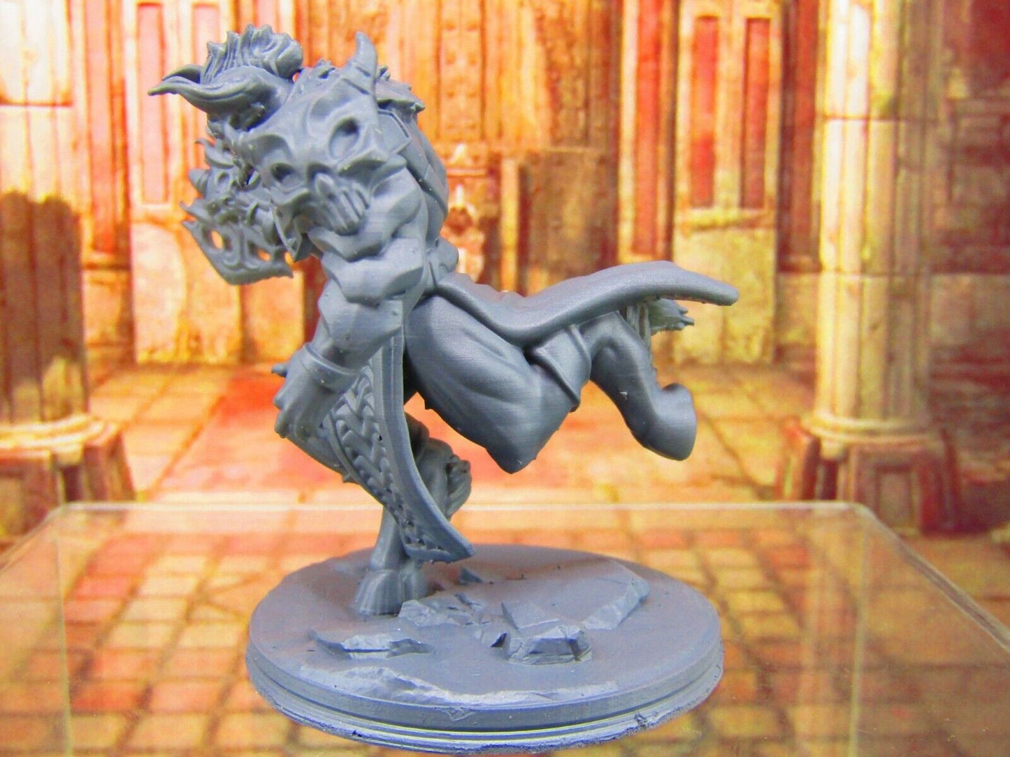 Minotaur Greek Mythology Bull Man Mini Miniature Figure 3D Printed Model 28/32mm