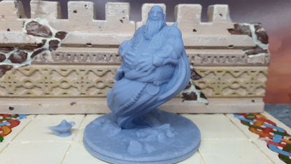 Lot of 4 Genie Djinns W/ Lamps Mini Miniatures Figures D&D 3D Printed Resin