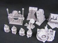 
              14pc Junkyard Scrap Garbage Scenery Scatter Terrain 3D Printed Model 3D Print
            