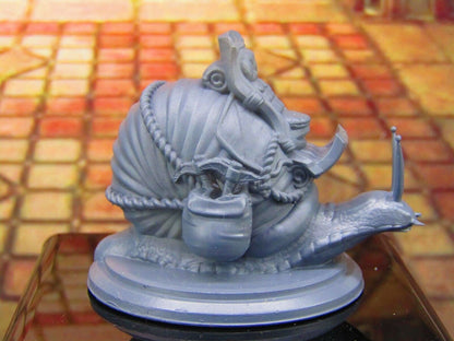 Racing Riding Snail Mount w/ Saddle Mini Miniature Model Character Figure