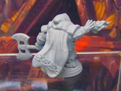 Dwarven Eldritch Arcane Magical Knight Mini Miniatures 3D Printed Model 28/32mm