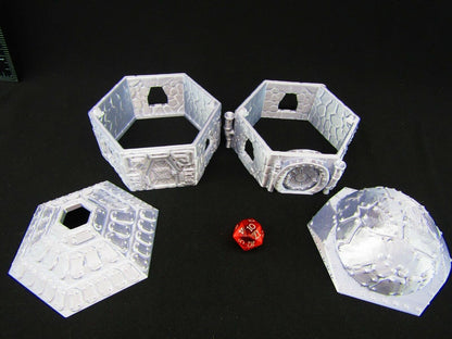 Dwarven Huts Houses Homes Scatter Terrain Scenery 3D Printed Mini Miniature
