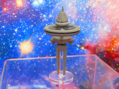 The Sylwarin Military Space Command Station Starfinder Fleet Scale Starship Mini