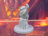 
              Gray Dwarf Cleric Summoner Wizard Sorcerer Mini Miniature Figure 3D Printed
            