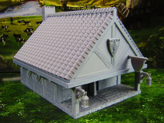 Bar Tavern Pub Shop Inn Building Scatter Terrain Scenery 3D Printed Model