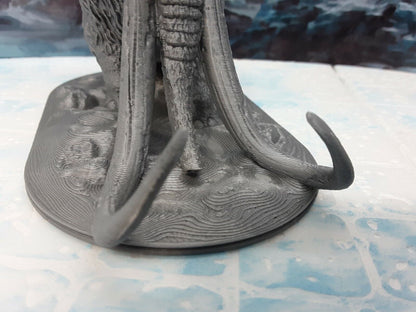 Woolly Mammoth Miniature Mini Figure Tabletop Game Piece Dungeons & Dragons