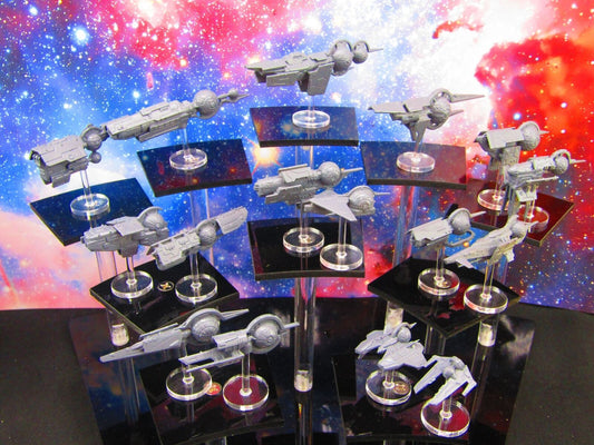 16pc Merconian Full Set W/ Flight Stands & Rods Astra Nebula Billion Suns