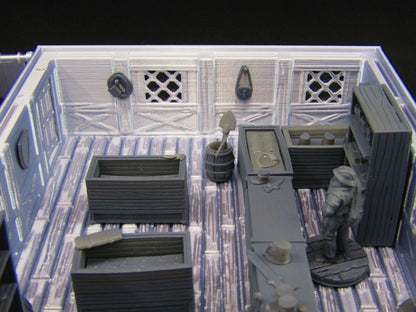 Item Shop Merchant Weapon Trader Building w/ Items Scatter Terrain Scenery 3D