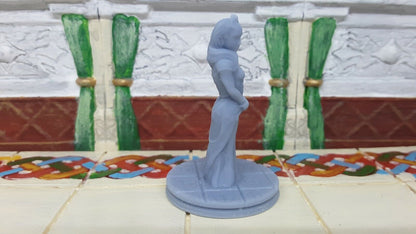 Human Princess Mini Miniature Figure Tabletop Gaming 28-32MM Resin 3D Printed