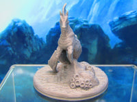 
              Hippocampus Sea Horse Monster Mini Miniature 3D Printed Figure Model 28/32mm
            