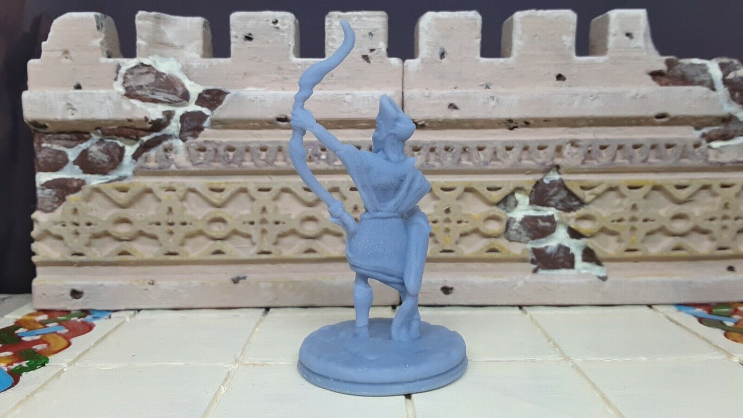 Egyptian Mummy Archer Zombie Mini Miniature 28/32mm Figure D&D 3D Printed Resin