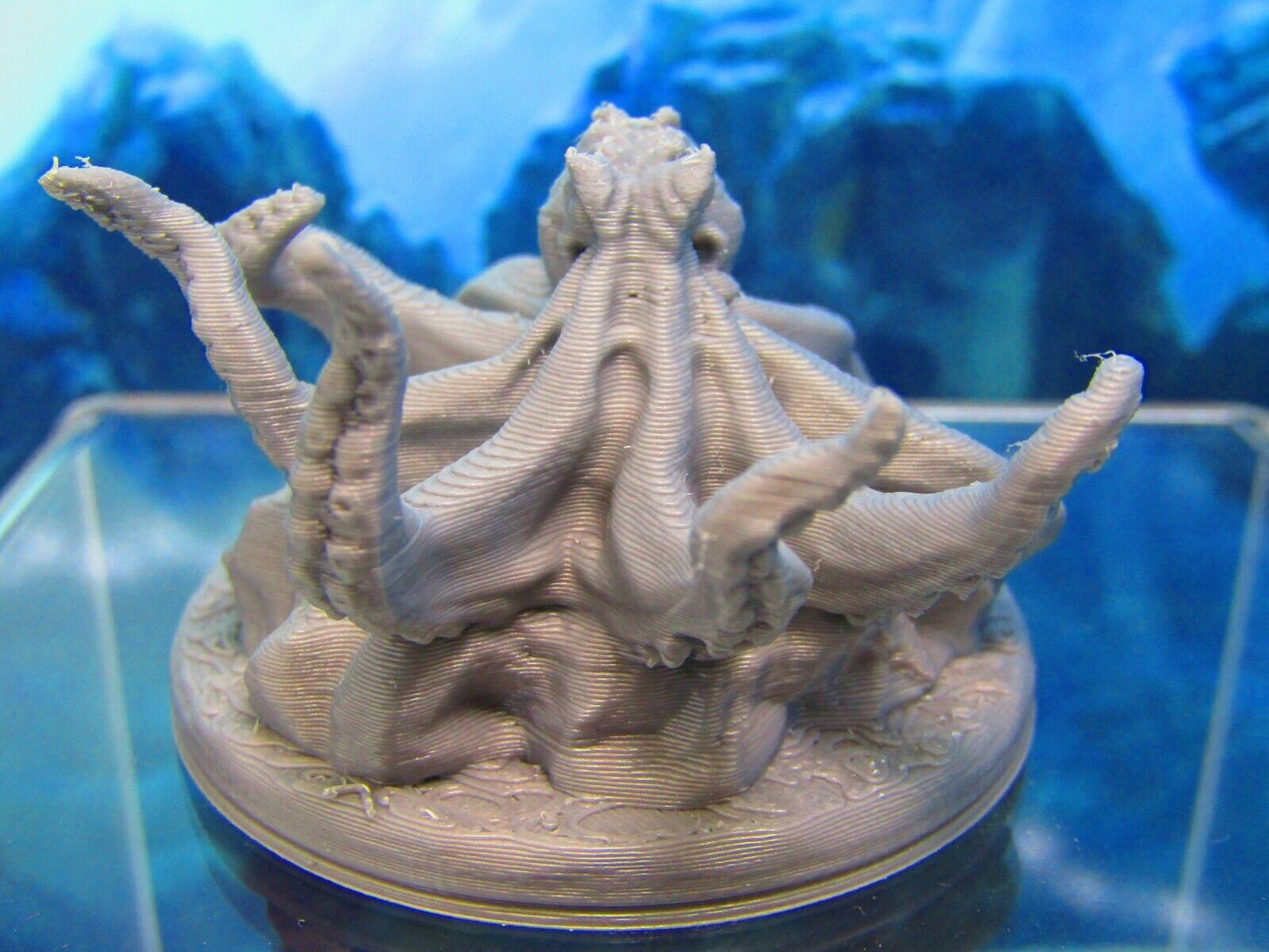 Octopus Sea Creature Monster Mini Miniature 3D Printed Figure Model 28/32mm