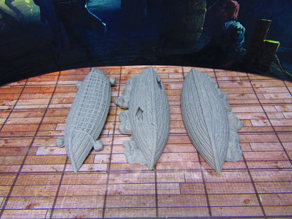 Stowed Fishing Boats for Docks Coast Seashore Scenery Scatter Terrain Props