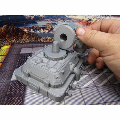 Large Short Range Missile Turret Scatter Terrain Scenery Miniature 3D Printed