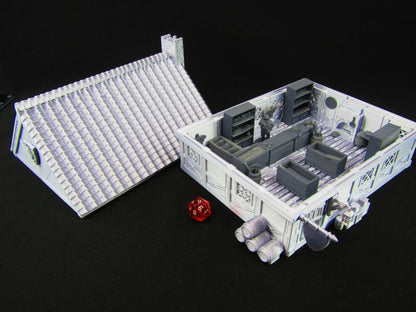 Item Shop Merchant Weapon Trader Building w/ Items Scatter Terrain Scenery 3D