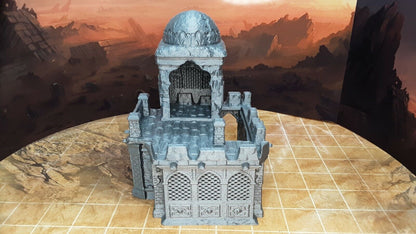 2 Floor Domed Roof Desert House Removable Floors Scatter Terrain Scenery