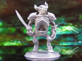 Undead Skeleton Minotaur A Mini Miniature Model Character Figure 28mm/32mm Scale