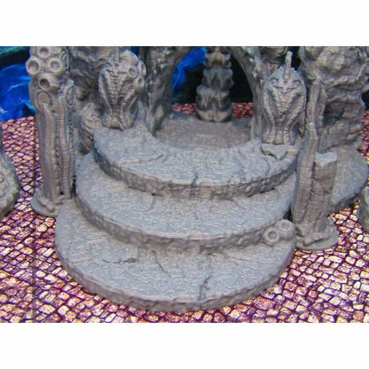 Merfolk Mermaid Deep Sea Royal Coral Throne Room Scenery Scatter Terrain Props