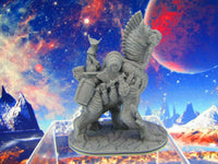 
              Alien Pack Beast Monster w/ Rider Mini Miniature Figure 3D Printed Model 28/32mm
            