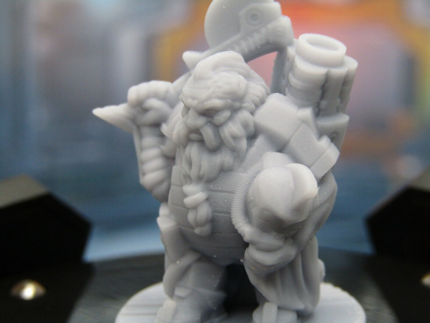 Dwarven Space Berzerker Mini Miniature Scatter Terrain Scenery 3D Printed Model