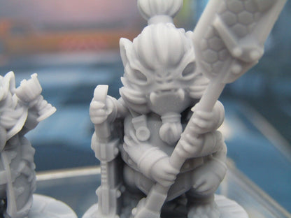 Furry Alien Fuzzies Trio Mini Miniature Scatter Terrain Scenery 3D Printed Model