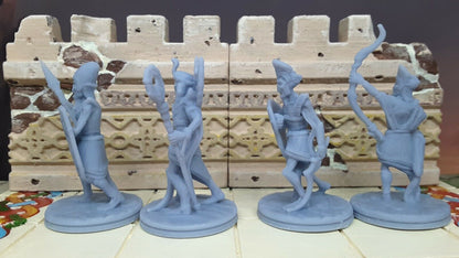 Egyptian Mummy Zombie Army Mini Miniature 28/32mm Figure D&D 3D Printed Resin