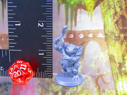 Bullywug Brute Frogman Mini Miniatures 3D Printed Resin Model Figure 28/32mm