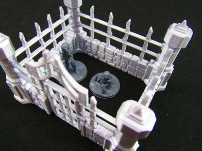 Slave Auction Block w/ Wagon & Prison Cell Scatter Terrain Scenery 3D Printed